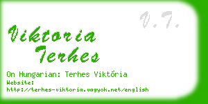 viktoria terhes business card