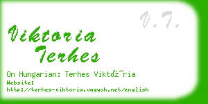 viktoria terhes business card